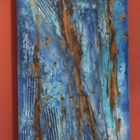 blaues-bild-mit-draht-und-rost-1